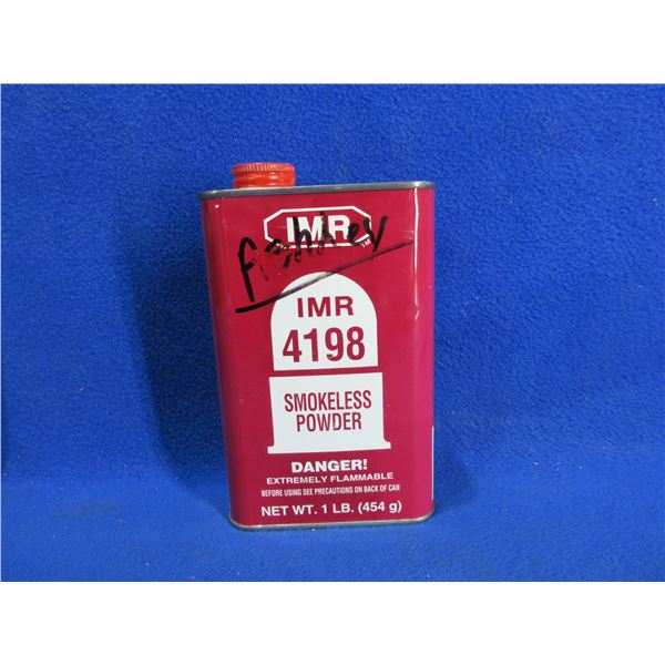 IMR 4198 Smokeless Powder - 342 Grams Including Tin