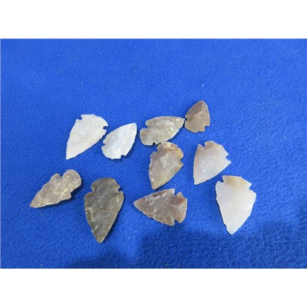 10 Arrowheads - Approx. 1" to 1 1/2" Length