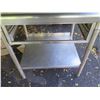 Image 4 : Metal Work Table w/ Undershelf & Raised Edges 32"x28"x34"H