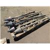 Image 2 : Qty 7 Copper Gas-Feed Tiki Torches (1 does not work)