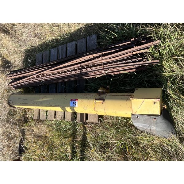 Feed Mixer Auger and Metal Fence Posts