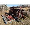 Image 2 : Metal Rack c/w Metal & 2 Pallets c/w Metal