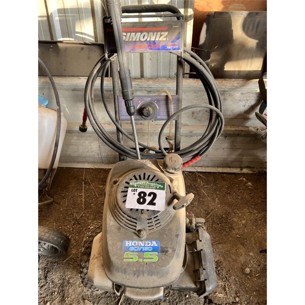 Honda Pressure Washer 5.5. GCV160, Simoniz 2600