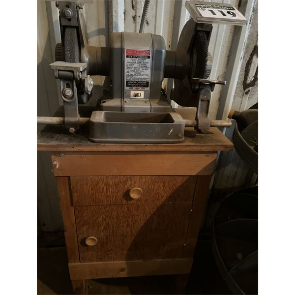 Grinder on Stand. 3/4HP