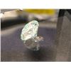 Image 1 : ONE ROUND CUT MOISSANITE WEIGHING 4.45 CARATS APPRAISED VALUE $2,225.00 #(41}