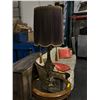 Image 2 : Tall gold/bronze metal lamp w/ shade