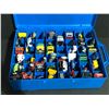 Image 2 : NASCAR Hot Wheels holding carry case w/ approx. 48 assorted die-cast vehicles