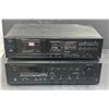 Image 1 : Luxman - Digital synthesized AM/FM Stereo receiver R-341 & Stereo Cassette deck K-111