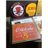 Image 2 : Group of 9 metal signs - assorted sizes