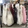 Image 1 : Rack of assorted weeding dresses - approx. 10 pcs (rack not included)