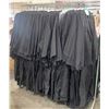 Image 1 : Rack lot of assorted set dec black gowns (approx 150 pcs) Rack Not included