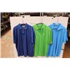 Image 1 : * (3) Wrangler  and Antigua Men's Collared Shirts - Size Medium & XL