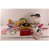Image 1 : Easter Lot: Egg Display, Plates, Bowl, Bunny Ears/Hat, Gift Bags, Misc.