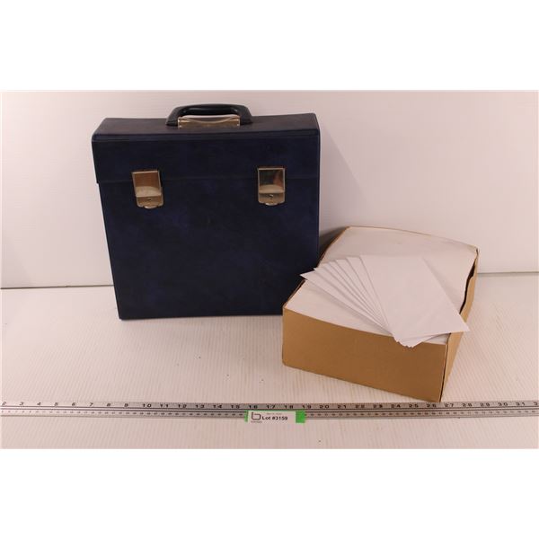 File Folder Carrying Case, Box of Envelopes