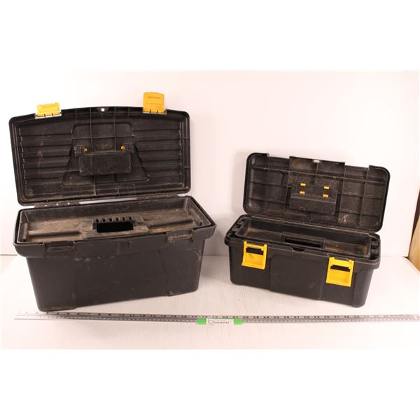 (2) Portable Tool Boxes w/Trays