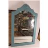 Image 2 : Antique Mirror - 27"tall x 17"wide, (3) Picture Frames 23"x19" - Some Damage