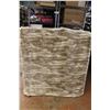 Image 4 : * Shopping Cart - 35"x22"x16", (2) Throws: Faux Fur & Green Shag, Brown Bathmat