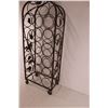 Image 3 : Metal Wine Bottle Rack - 34"x13"x7"