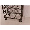 Image 4 : Metal Wine Bottle Rack - 34"x13"x7"