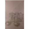 Image 2 : (2) Clear Glass Storage Jars - 12"x 7"