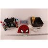 Image 1 : Bingo Dabber's in Bingo Bag, Spiderman Toque, Notebooks, Basket, Misc.