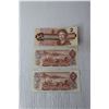 Image 4 : (3) Canadian 2 Dollar Bills - $2 Bills - 1974 and 1986