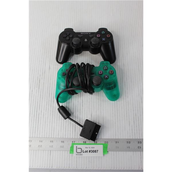 (2) PS2 Controllers