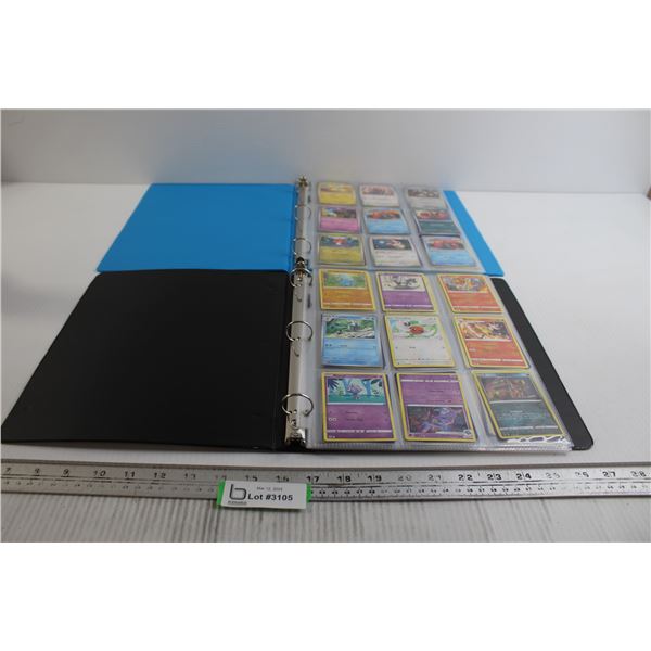 (2) Binders Pokemon Cards - (10) Pages Total