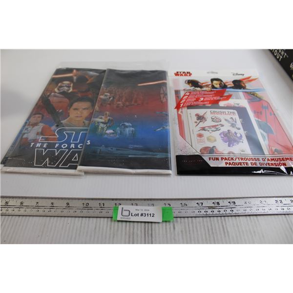 (2) Star Wars Tablecovers, Fun Pack - All Sealed