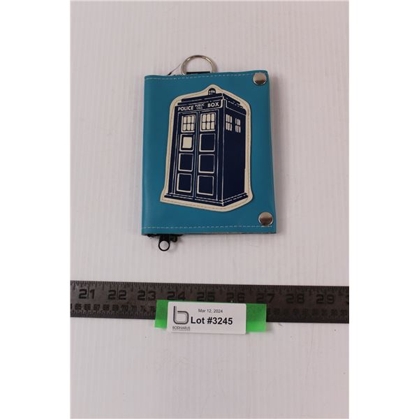 Collectible "Dr.Who" TV Show "Tardis" Wallet