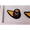 Image 7 : Framed Canadian Air Force Trades Badges (9.5x11.5")