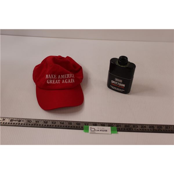  Make America Great Again  Trump Hat & Mud Jug Spittoon  Stealth Edition 