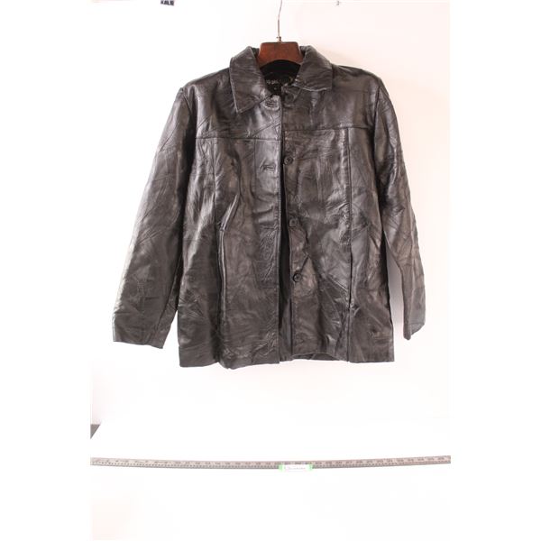 *PBX Basics Genuine Leather Jacket - Women's Size XL