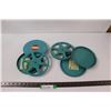 Image 1 : (2) Petco 400ft Movie Reels - Home/Theater Decor