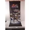 Image 1 : Red Bull "Crashed Ice" Nylon Flag/Banner from Edmonton - 23x59"