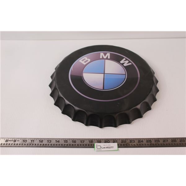 BMW Bottle Cap Wall Hanger - 16.5  Circum.