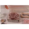 Image 13 : Various Make Up/Perfume Items, Pocket Scale, Tea Light Holder, Fake Lashes w/ Tote & Necklace/Pendan