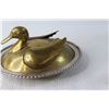 Image 3 : Metal and Brass Duck Dish