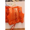 Image 3 : *(2) Vintage Life Jackets - Size Medium (Broken Zipper)