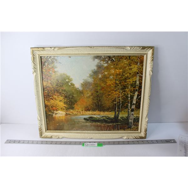 Framed Landscape - Robert Wood - 19" x 23"