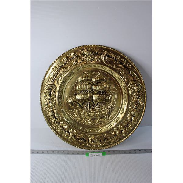 Decorative Plate with Ship