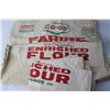 Image 3 : (4) Co Op Flour Bags