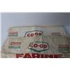 Image 5 : (4) Co Op Flour Bags