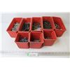 Image 1 : (8) Plastic Parts Bins of Assorted Screws & Bolts