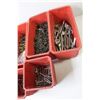 Image 3 : (8) Plastic Parts Bins of Assorted Screws & Bolts
