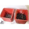 Image 5 : Die Taps - Small Parts Container - Zip Ties - (2) Plastic Bins w/Screws - (10) Pair of Safety Glasse