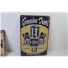 Image 2 : (2) Metal Signs - Chevrolet - Champion (113/4"x 8")