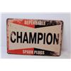 Image 3 : (2) Metal Signs - Chevrolet - Champion (113/4"x 8")