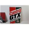 Image 2 : (2) Metal Signs - Castrol - Lion (113/4"x 8")