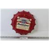 Image 1 : Budweiser Bottle Cap Sign (9")